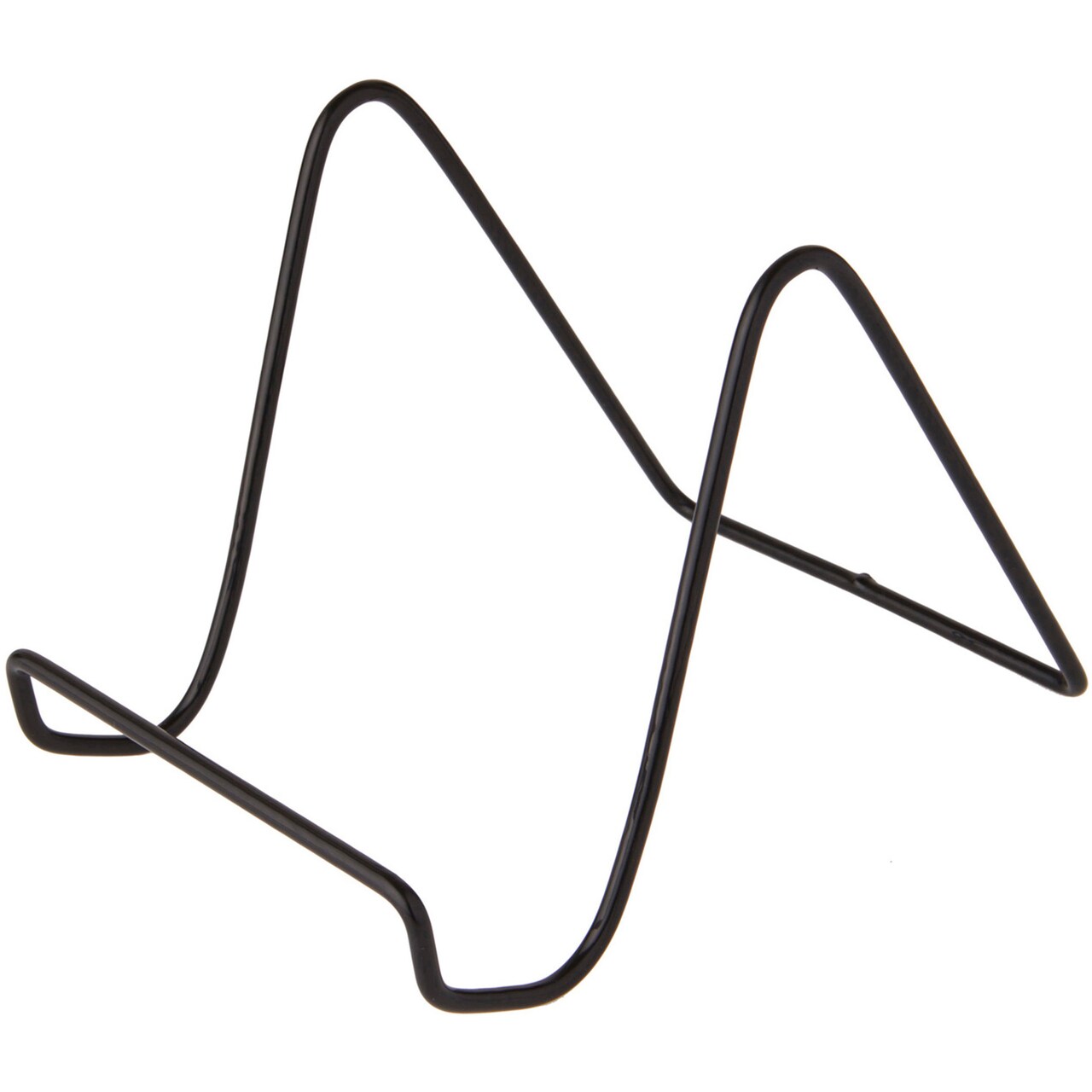 Bard's Vinyl Covered Black Wire Easel Stand, 6" H x 5.5" W x 8" D